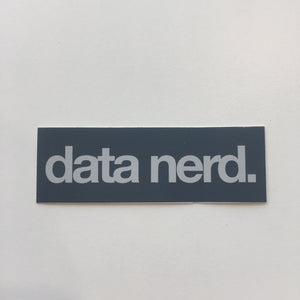 Data Nerd Sticker Type 1