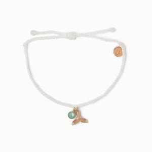 Pura Vida Braided Bracelet Charity - MERMAID FIN CHARM